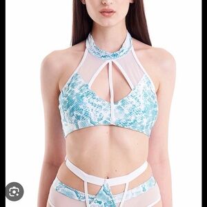 Hamade Snake print pole dance set S